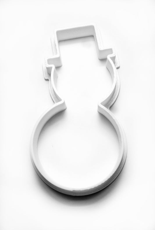 6x Frosty Snowman Outline Fondant Cutter Cupcake Topper 1.75 IN USA FD177