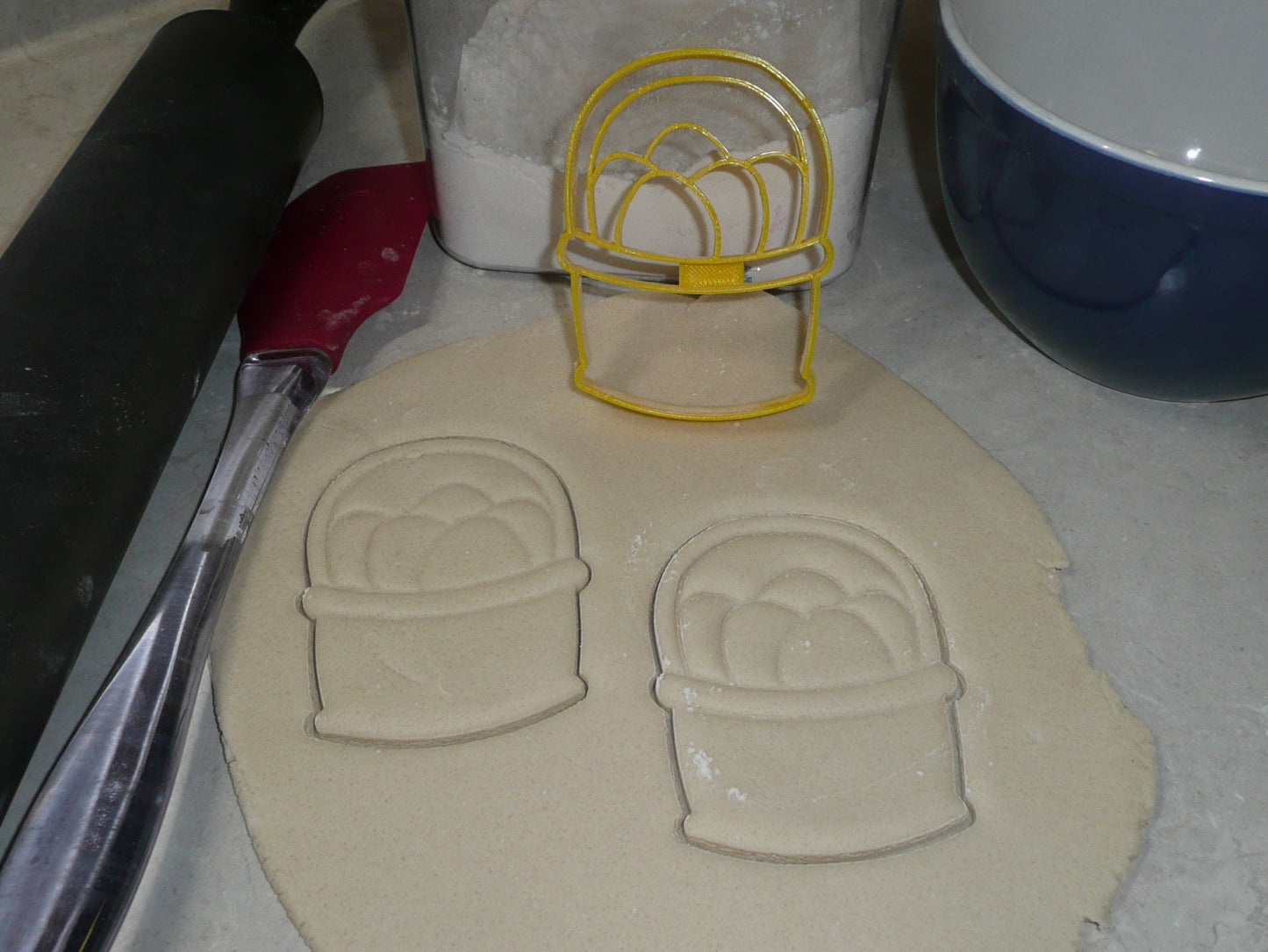 Easter Egg Basket Farm Eggs Bunny Treat Cookie Cutter Made In USA PR2444