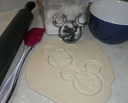 Mickey Mouse Conductor Train Concert Silhouette Cookie Cutter Made In USA PR617