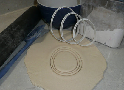 Ascending Easter Egg Shape Set of 3 Cookie Cutters Made In USA PR2421