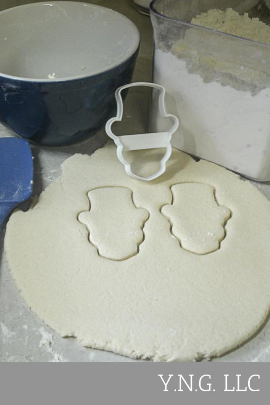 Skull With Top Hat Male Halloween Tattoo Cookie Cutter Made In USA PR853