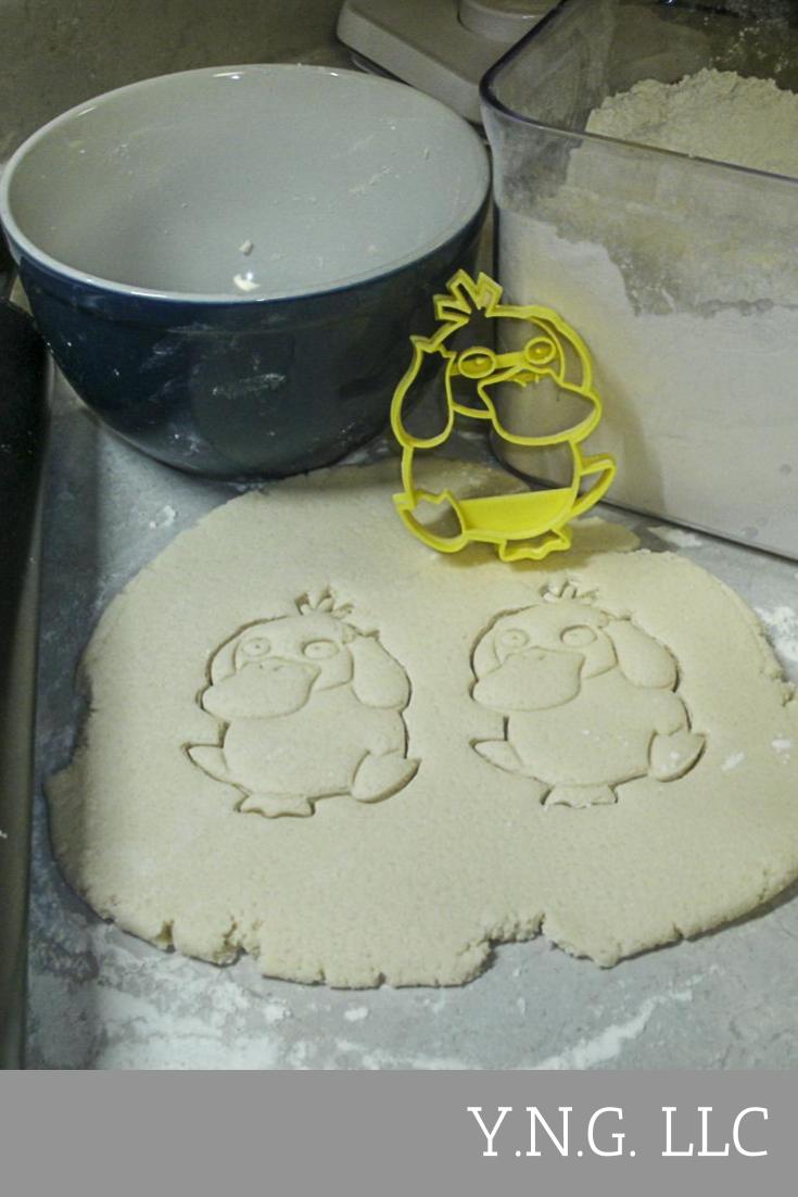 Psyduck Water Type Pokemon Yellow Duck Cookie Cutter Made In USA PR871