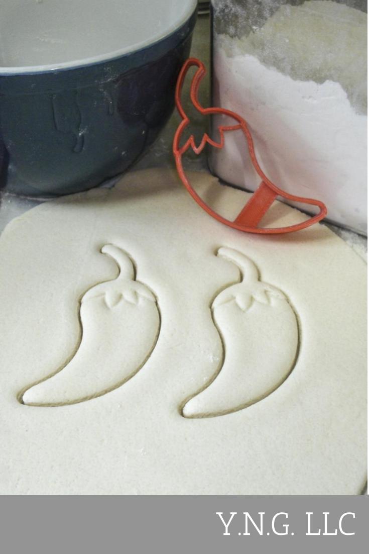 Chili Pepper Spicy Heat Vegetable Cookie Cutter Made In USA PR634