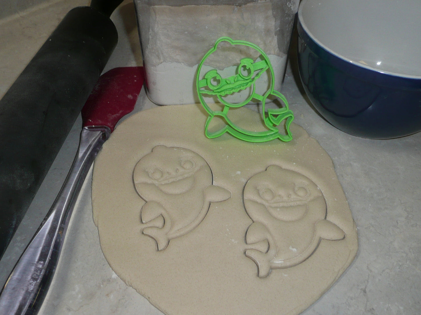 Grandpa Shark Baby Cartoon Song Dance Cookie Cutter Made In USA PR2451