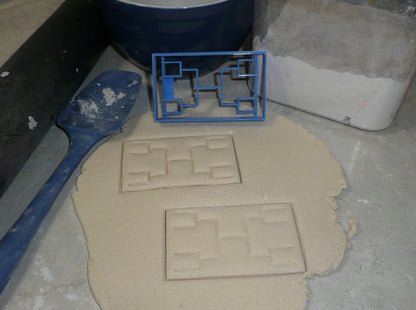 Sports Basketball Tournament Playoff Bracket Cookie Cutter Made In USA PR2419
