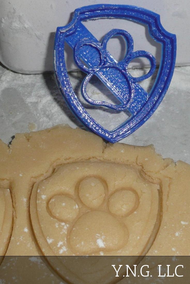 Ryder Badge Logo Paw Patrol Cookie Cutter Made In USA PR325