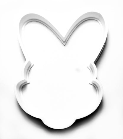 6x Bunny Head Ears Fondant Cutter Cupcake Topper 1.75 IN USA FD215