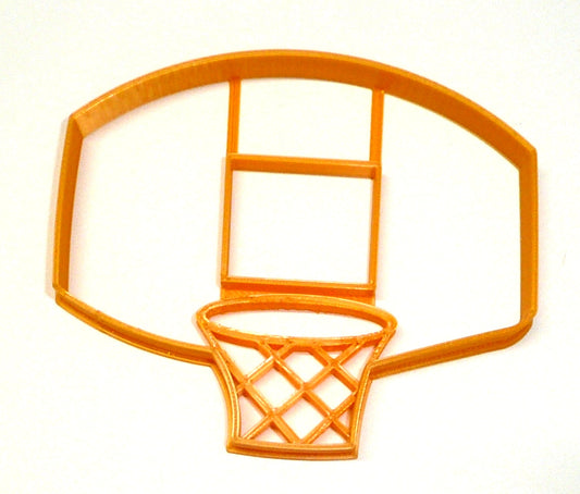 6x Basketball Hoop Fondant Cutter Cupcake Topper 1.75 IN USA FD2417