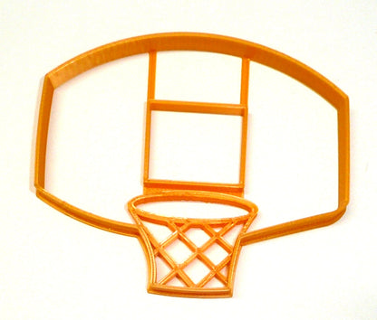 Basketball Backboard Net Hoop Rim Hoops Sports Cookie Cutter Made In USA PR2417