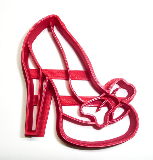 6x High Heel Shoe Fondant Cutter Cupcake Topper 1.75 IN USA FD263