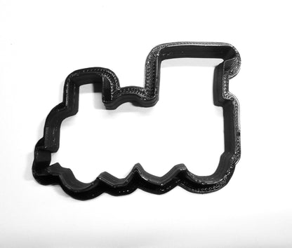 6x Train Engine Outline Fondant Cutter Cupcake Topper 1.75 IN USA FD277