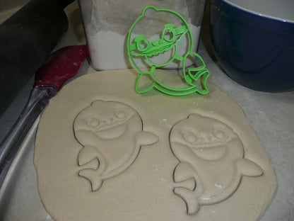 Grandpa Shark Baby Cartoon Song Dance Cookie Cutter Made In USA PR2451