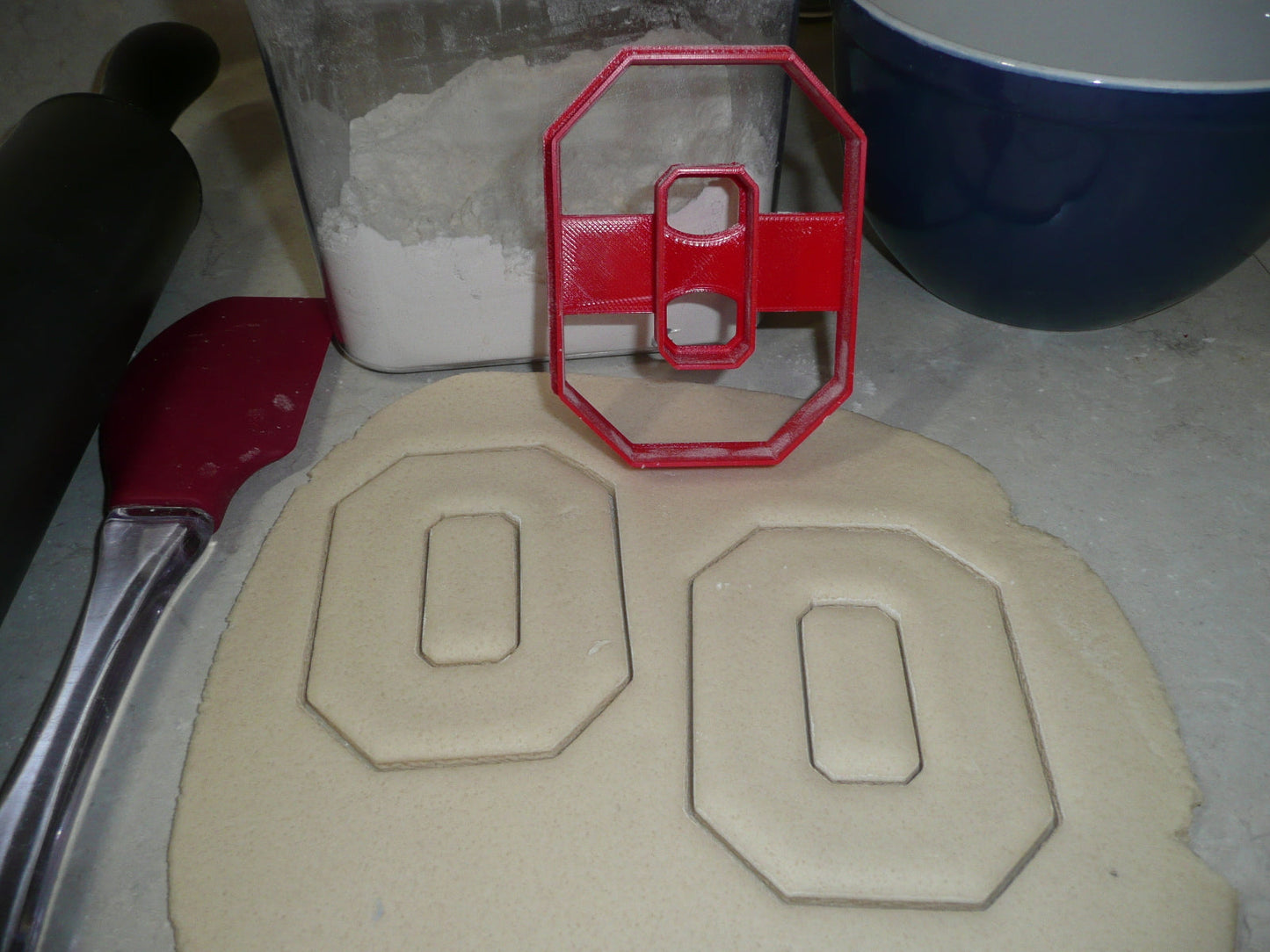 Ohio State University Buckeyes O Logo Sport Cookie Cutter Made In USA PR2453
