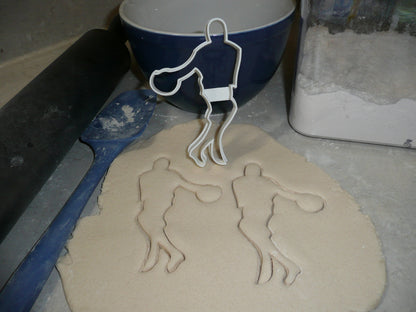 Basketball Player Ball Dribble Outline Cookie Cutter Made In USA PR2414