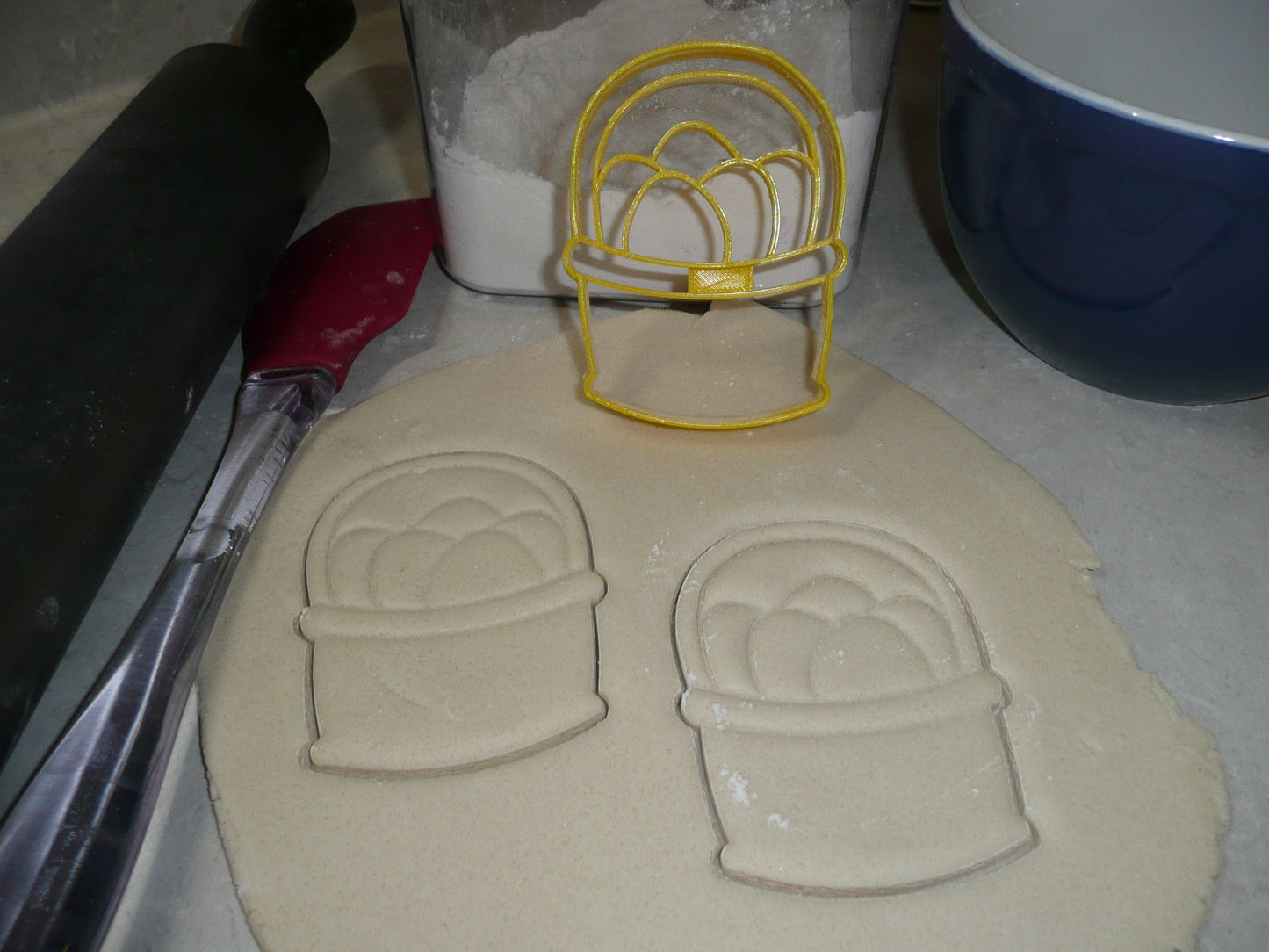 Easter Egg Basket Farm Eggs Bunny Treat Cookie Cutter Made In USA PR2444