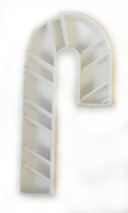 6x Candy Cane Christmas Fondant Cutter Cupcake Topper 1.75 IN USA FD275