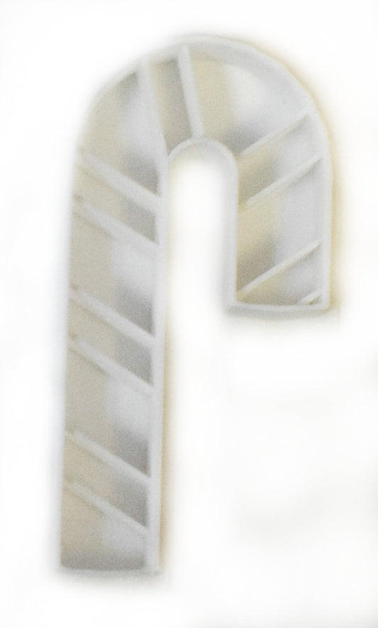 6x Candy Cane Christmas Fondant Cutter Cupcake Topper 1.75 IN USA FD275