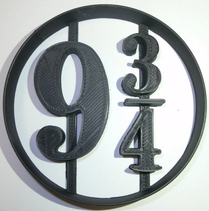 Platform 9 3/4 Kings Cross Station Harry Potter Cookie Cutter Made In USA PR882