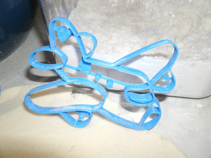 Airplane Jet Plane Set of 2 Cookie Cutter and Stamp Made In USA PR673