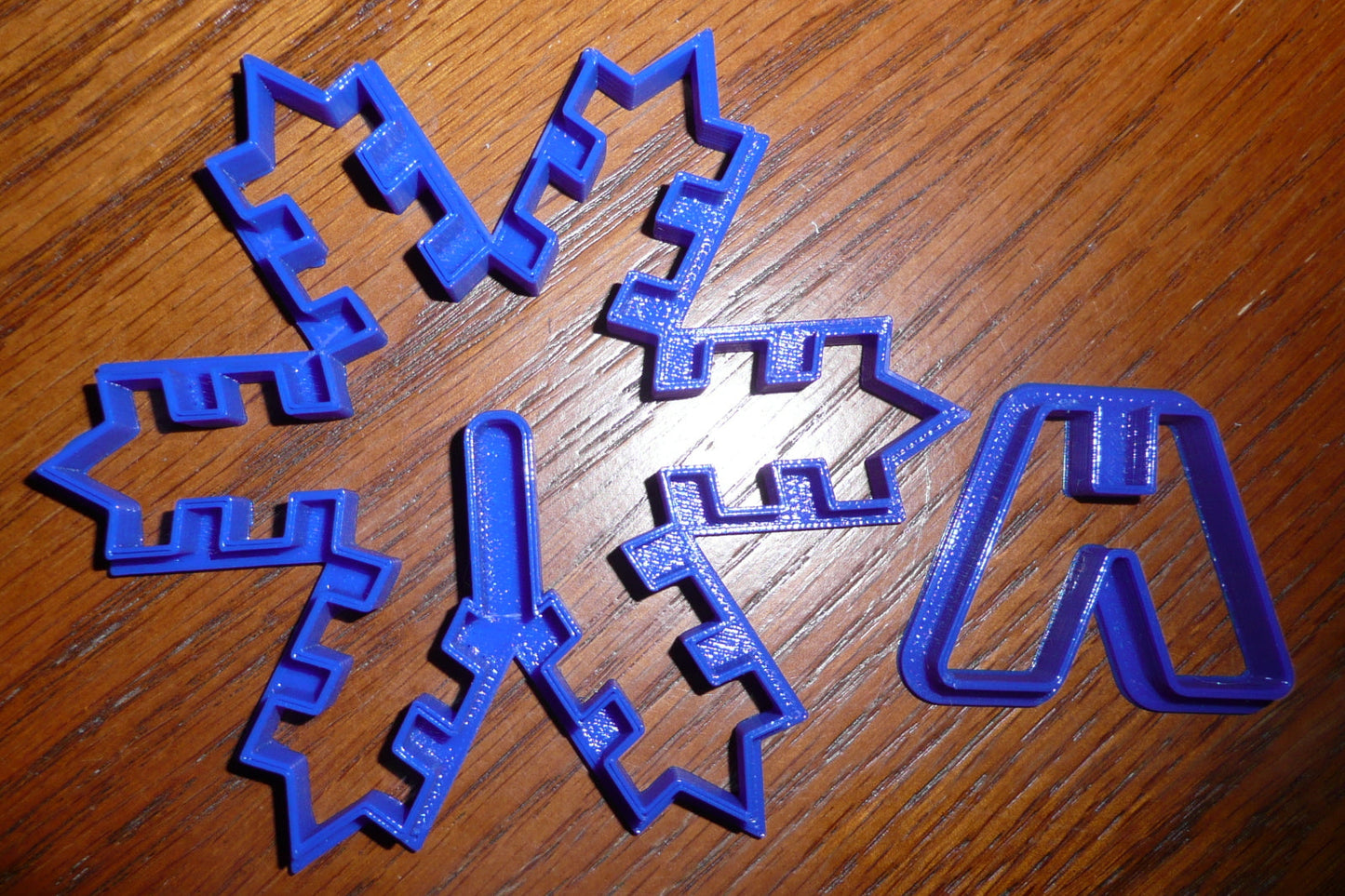 3D Snowflake Christmas 2 Piece Cookie Cutter Holiday Made In USA PR292