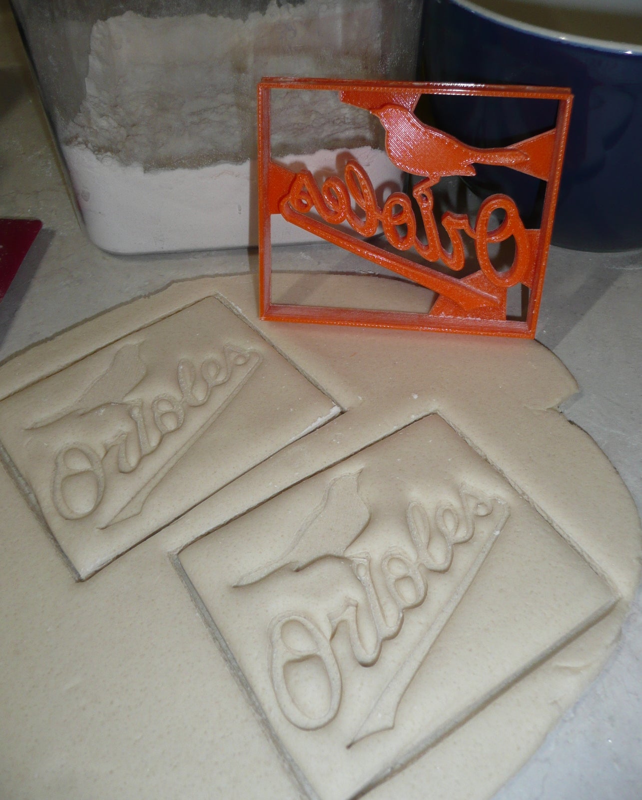 Baltimore Orioles Word With Bird Baseball Cookie Cutter Made In USA PR2353