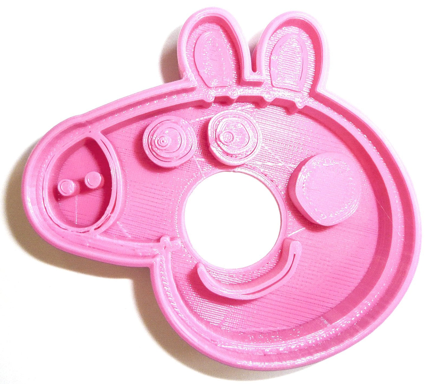 6x Peppa Pig Cartoon Fondant Cutter Cupcake Topper 1.75 IN USA FD428