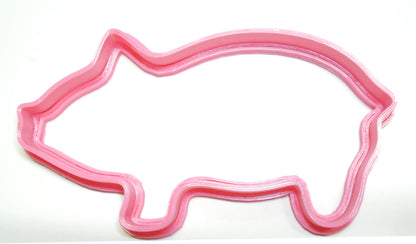 6x Pig Piggy Hog Fondant Cutter Cupcake Topper 1.75 IN USA FD441