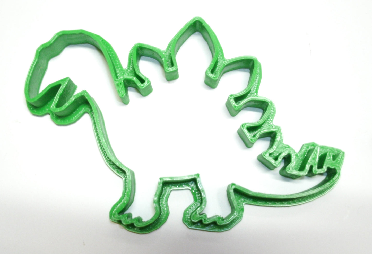 6x Stegosaurus Dino Fondant Cutter Cupcake Topper 1.75 IN USA FD445
