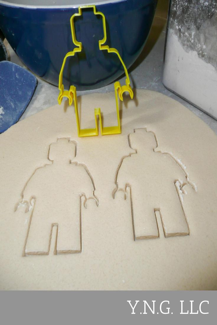 LEGO Compatible Person Block Character Cookie Cutter Made In USA PR450