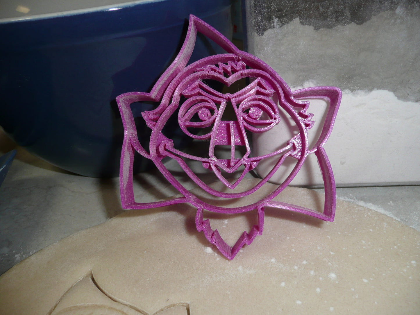 Count Von Count Face Sesame Street Muppet Cookie Cutter Made In USA PR2252