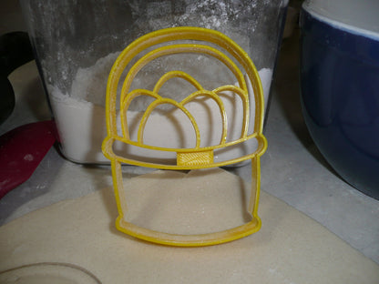 Easter Egg Basket Farm Eggs Bunny Treat Cookie Cutter Made In USA PR2444