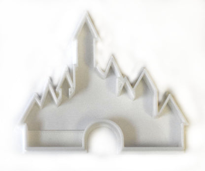 6x Cinderella Castle Fondant Cutter Cupcake Topper 1.75 IN USA FD513