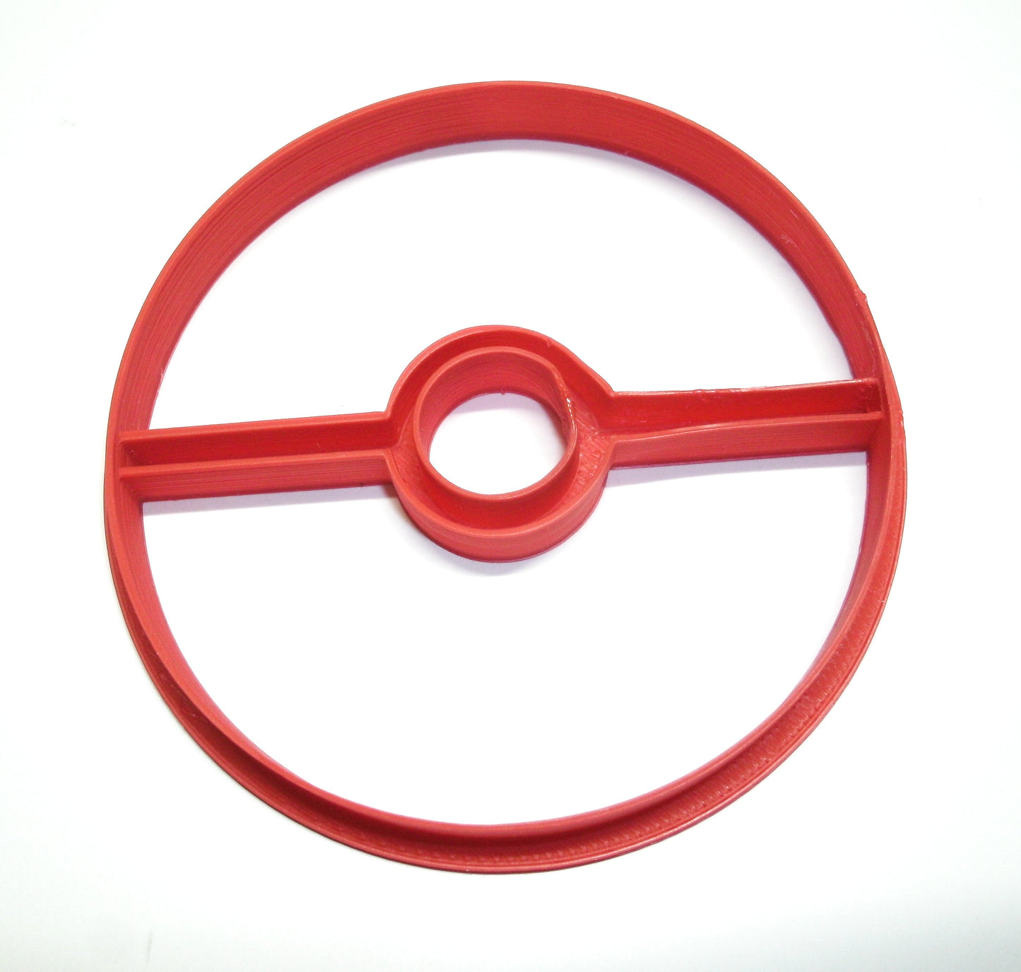 6x Pokemon Pokeball Fondant Cutter Cupcake Topper 1.75 IN USA FD548