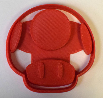 Super Mario Mushroom Toad Nintendo Video Game Cookie Cutter Made In USA PR556