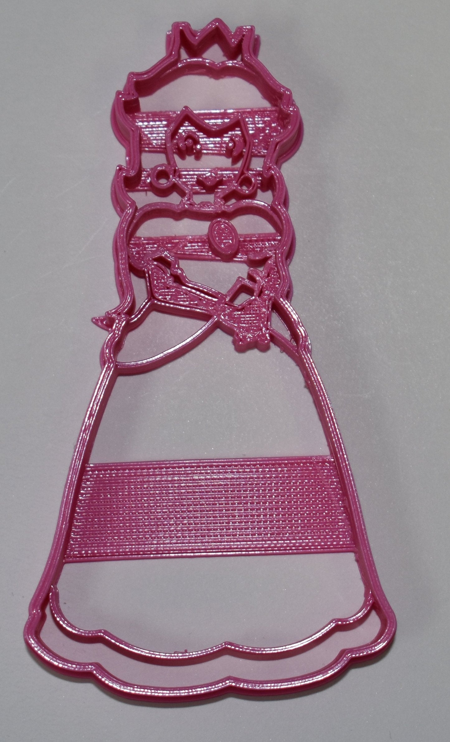 Princess Peach Mario Bros Nintendo Video Game Cookie Cutter Made In USA PR589