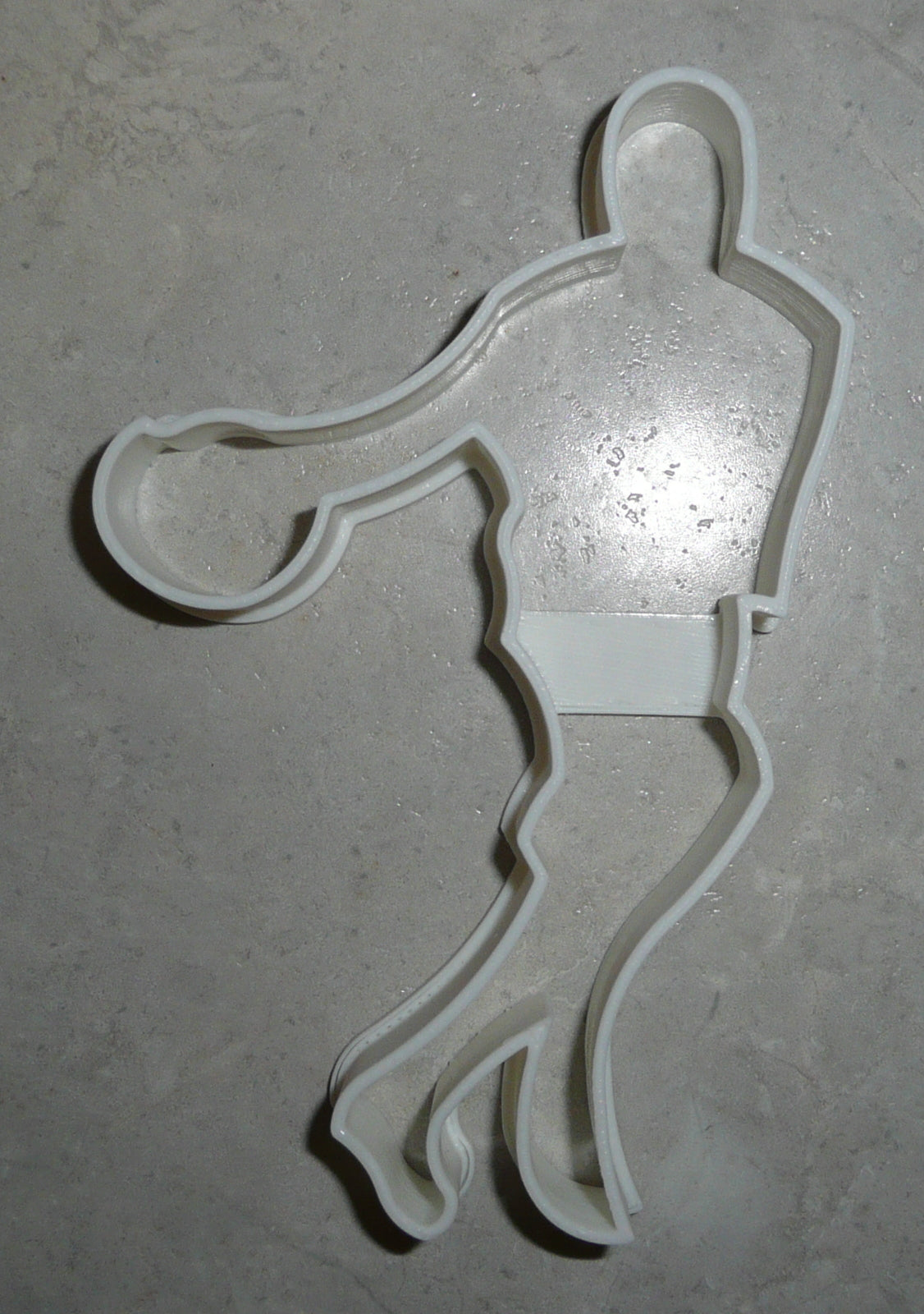 Basketball Player Ball Dribble Outline Cookie Cutter Made In USA PR2414