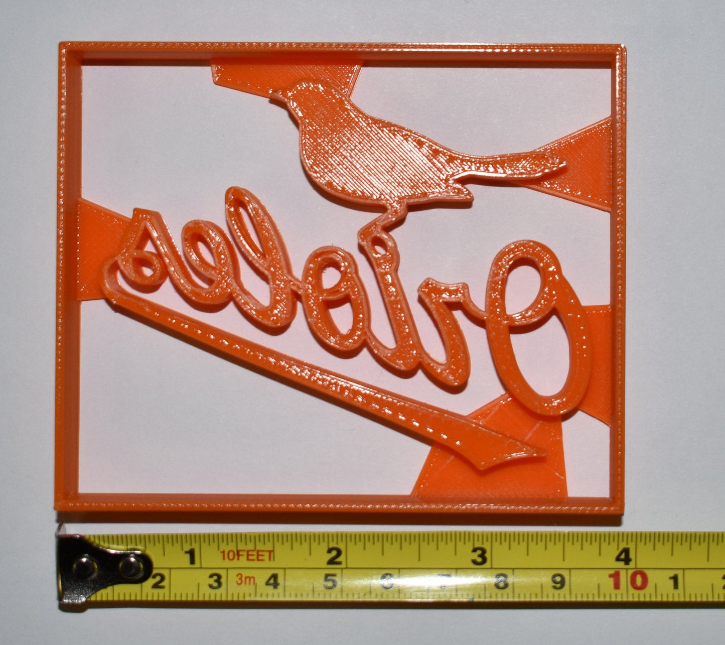 Baltimore Orioles Word With Bird Baseball Cookie Cutter Made In USA PR2353