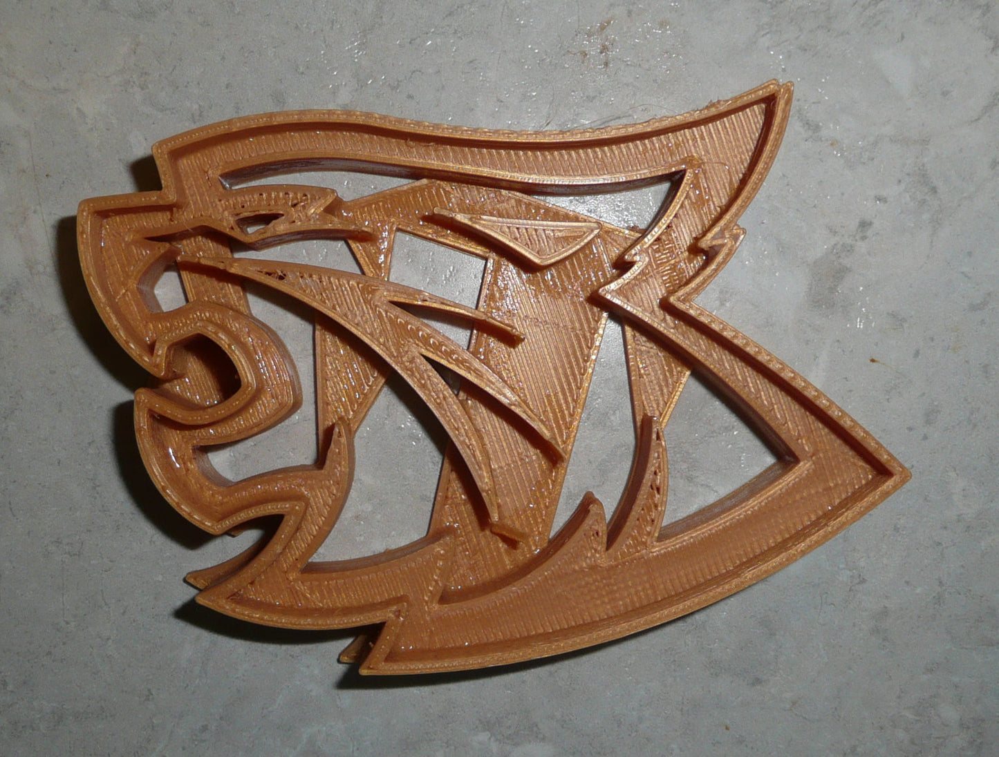 Pearl River Community College Wildcats PRCC Cookie Cutter Made In USA PR2347