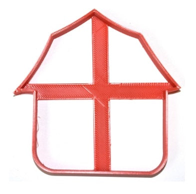 Red Barn Farm Building Agriculture Cookie Cutter Made In USA PR663
