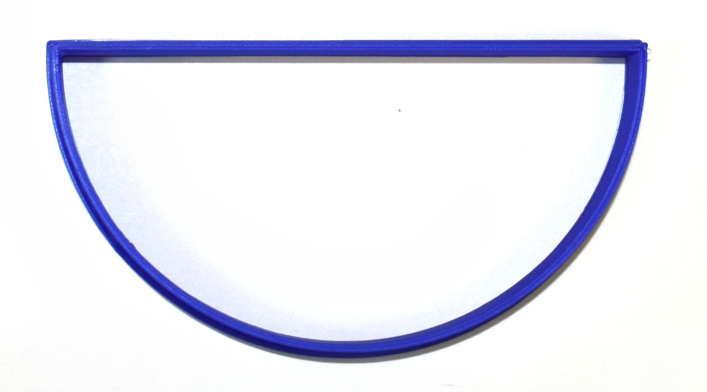 Half Circle Semi-Circle Shape Cookie Cutter Made In USA PR712