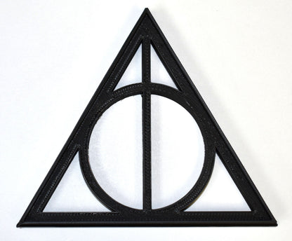 6x Deathly Hallows Fondant Cutter Cupcake Topper 1.75 IN USA FD720