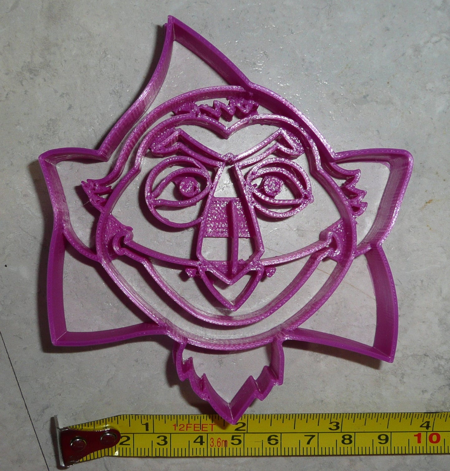 Count Von Count Face Sesame Street Muppet Cookie Cutter Made In USA PR2252