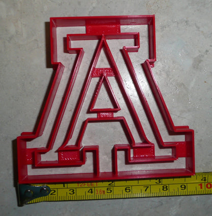 University Of Arizona Wildcats A Logo Sports Cookie Cutter Made In USA PR2455