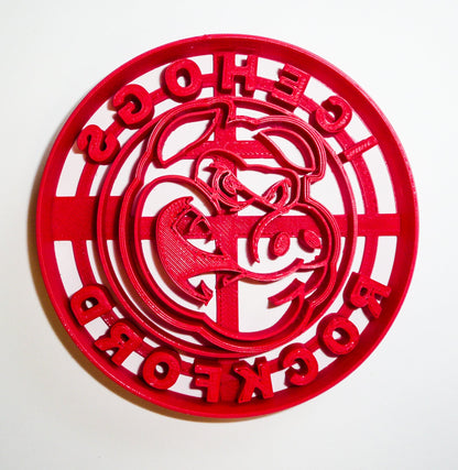 Rockford Icehogs AHL Ice Hockey Sports Cookie Cutter Made In USA PR945