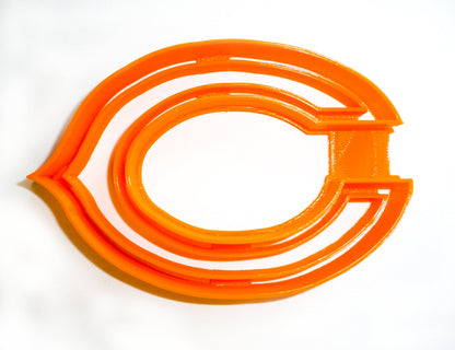 Chicago Bears C Football Logo Cookie Cutter Made In USA PR947