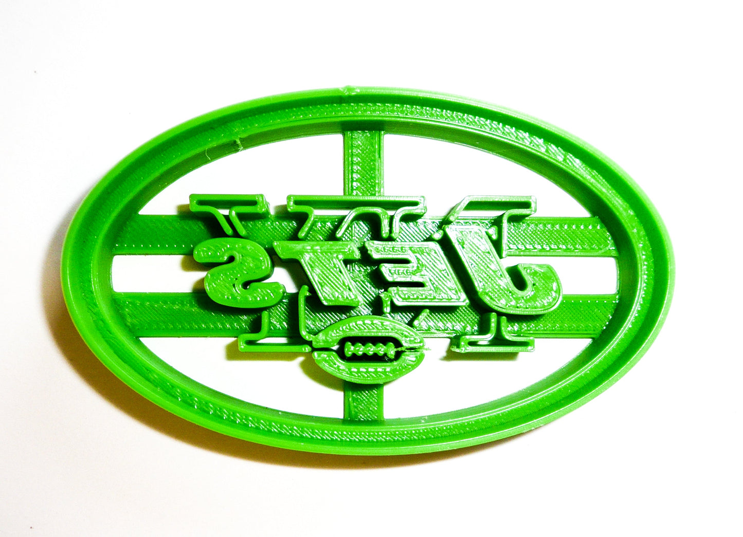 6x New York Jets Fondant Cutter Cupcake Topper 1.75 IN USA FD951