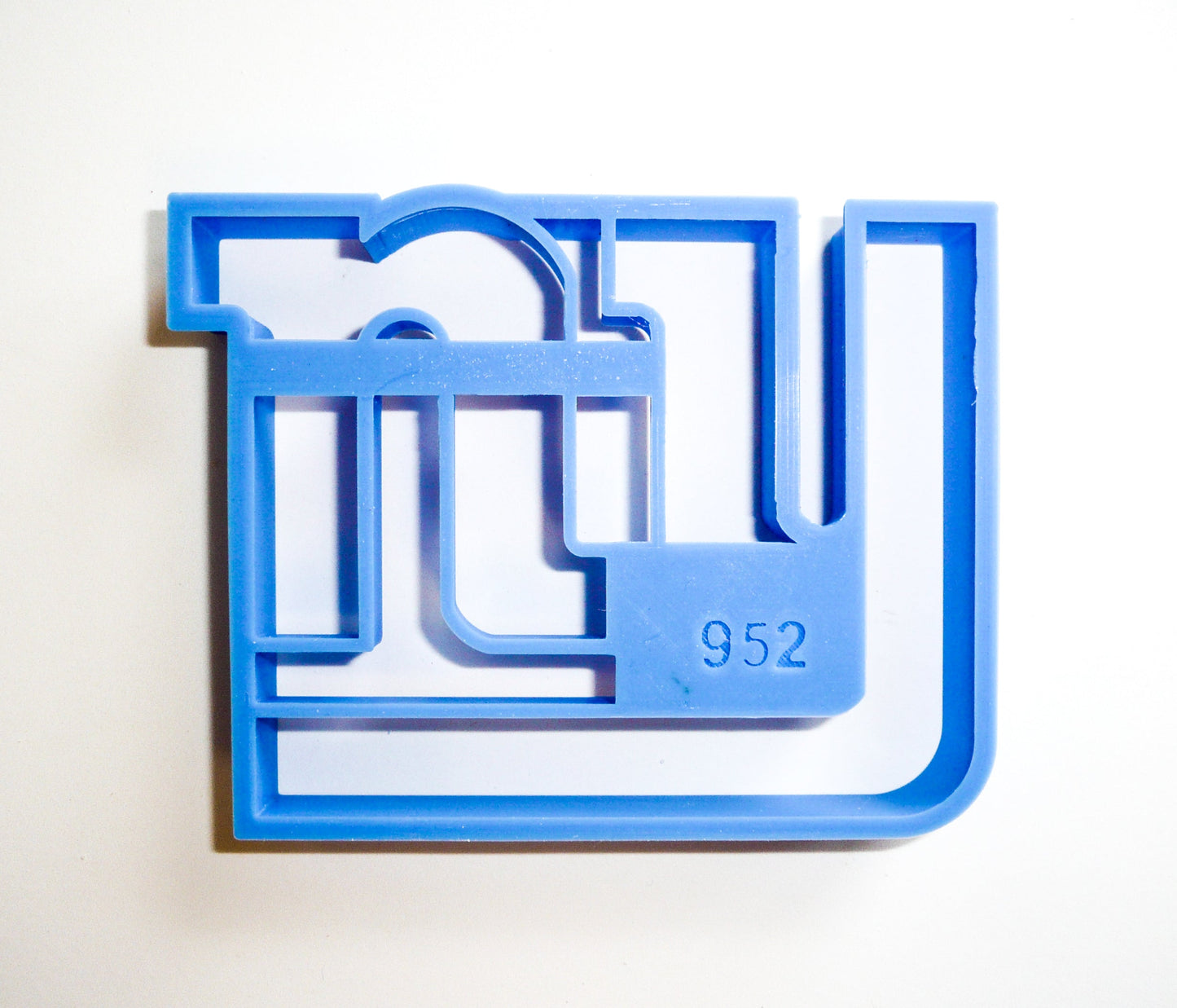 6x New York NY Giants Fondant Cutter Cupcake Topper 1.75 IN USA FD952