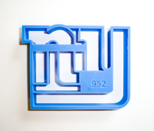 6x New York NY Giants Fondant Cutter Cupcake Topper 1.75 IN USA FD952