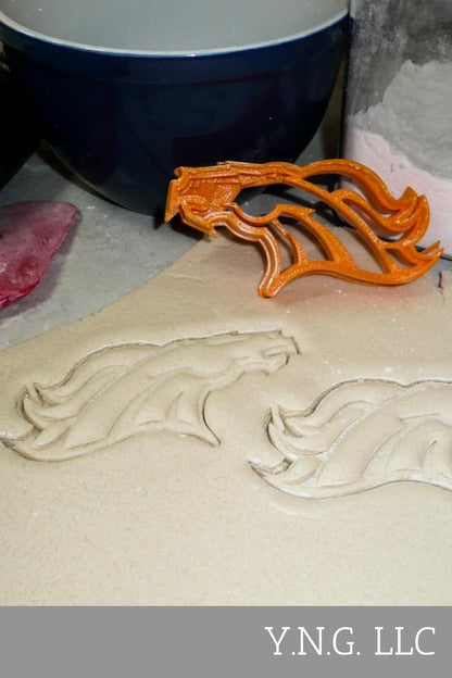 Denver Broncos NFL Football Logo Cookie Cutter Made In USA PR953