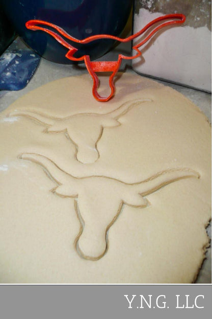 Texas Longhorns University Of Austin Sports Logo Cookie Cutter Made In USA PR990